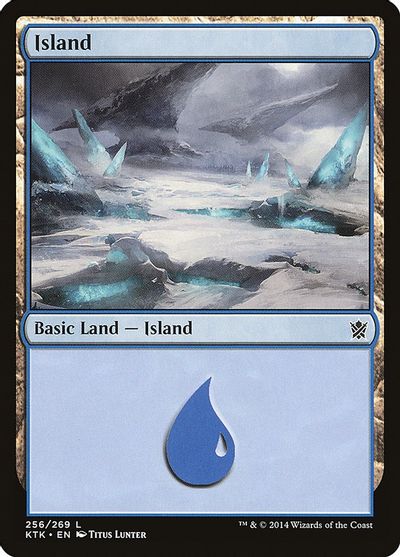 MTG: Khans of Tarkir 256: Island - Foil 
