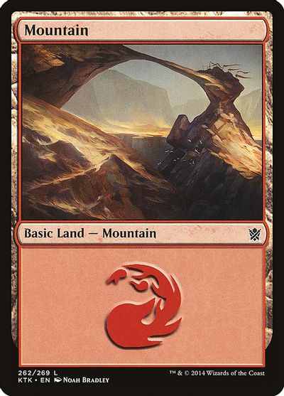 MTG: Khans of Tarkir 262: Mountain - Foil 