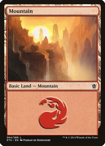 MTG: Khans of Tarkir 264: Mountain - Foil 