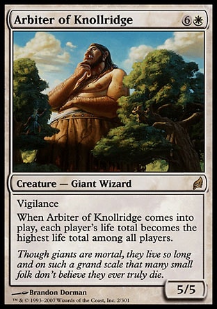 MTG: Lorwyn 002: Arbiter of Knollridge 