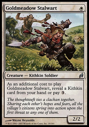 MTG: Lorwyn 018: Goldmeadow Stalwart 