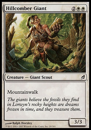 MTG: Lorwyn 020: Hillcomber Giant 