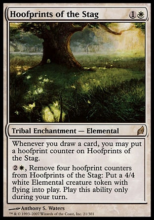 MTG: Lorwyn 021: Hoofprints of the Stag 