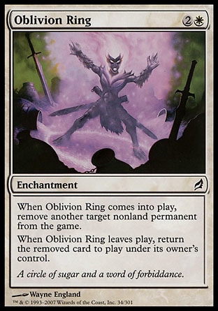 Magic: Lorwyn 034: Oblivion Ring 