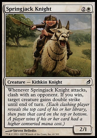 MTG: Lorwyn 041: Springjack Knight 