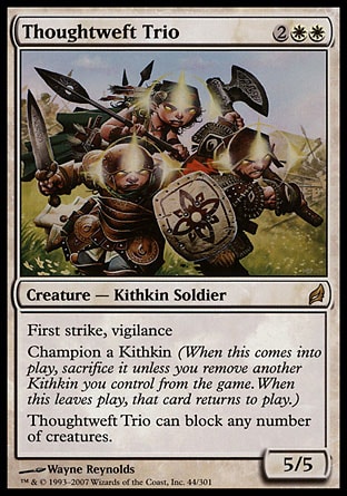MTG: Lorwyn 044: Thoughtweft Trio 