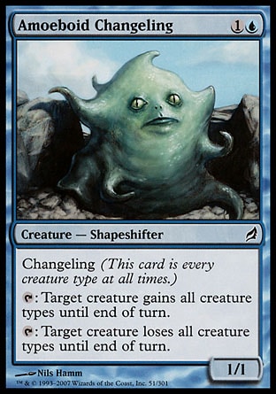 MTG: Lorwyn 051: Amoeboid Changeling 