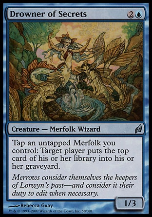 MTG: Lorwyn 058: Drowner of Secrets 