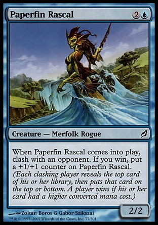 MTG: Lorwyn 077: Paperfin Rascal 