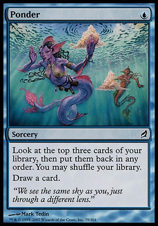MTG: Lorwyn 079: Ponder 