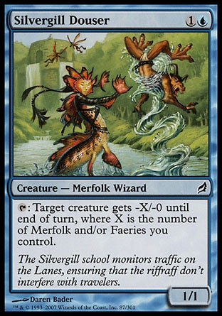 MTG: Lorwyn 087: Silvergill Douser 