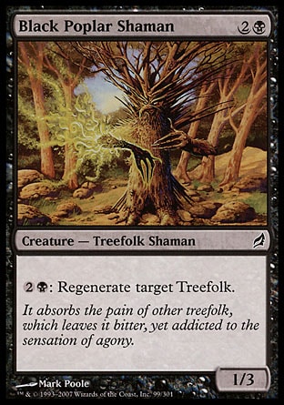 MTG: Lorwyn 099: Black Poplar Shaman 