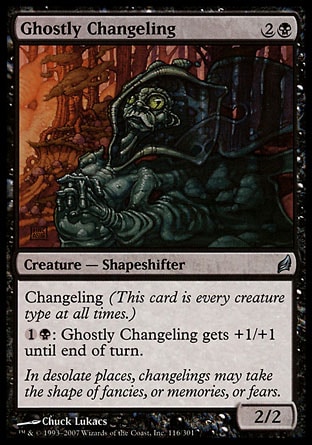 MTG: Lorwyn 116: Ghostly Changeling 