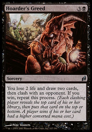 MTG: Lorwyn 117: Hoarders Greed (FOIL) 