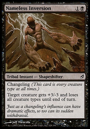 MTG: Lorwyn 128: Nameless Inversion 