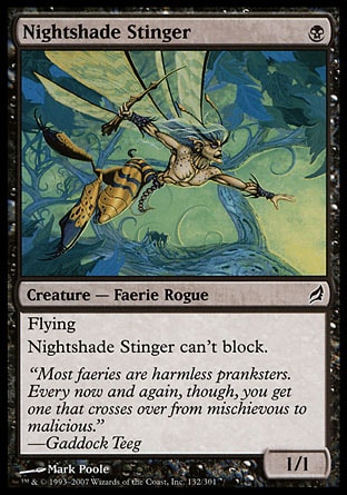 MTG: Lorwyn 132: Nightshade Stinger 