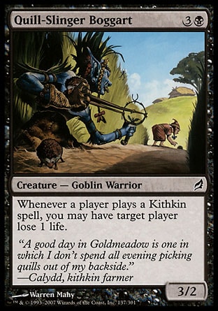 MTG: Lorwyn 137: Quill-Slinger Boggart (FOIL) 