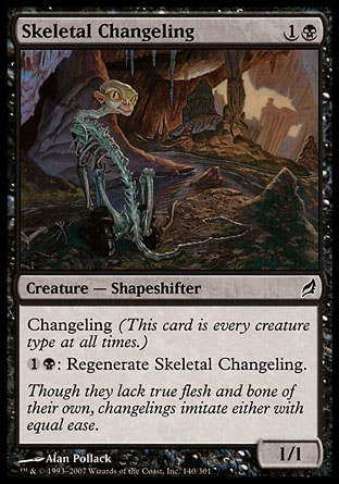 MTG: Lorwyn 140: Skeletal Changeling 