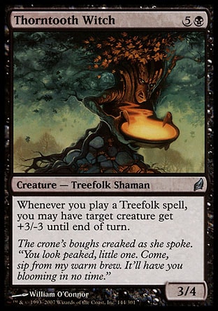 MTG: Lorwyn 144: Thorntooth Witch 
