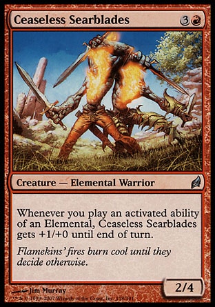 MTG: Lorwyn 158: Ceaseless Searblades 