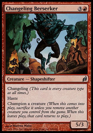 MTG: Lorwyn 160: Changeling Berserker 