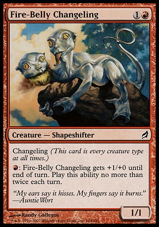 MTG: Lorwyn 164: Fire-Belly Changeling 