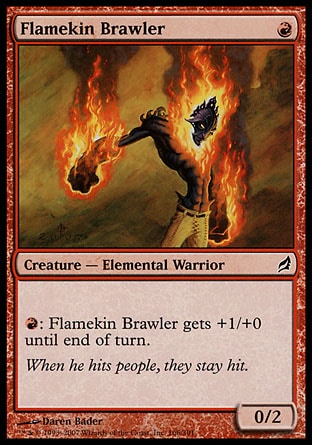 MTG: Lorwyn 166: Flamekin Brawler 