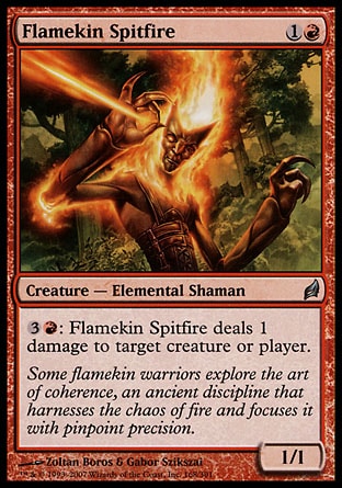 MTG: Lorwyn 168: Flamekin Spitfire 