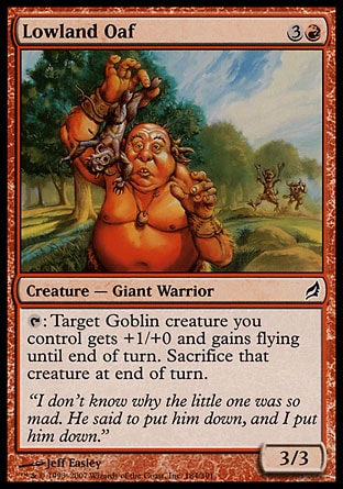 MTG: Lorwyn 184: Lowland Oaf 