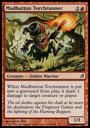 MTG: Lorwyn 185: Mudbutton Torchrunner 
