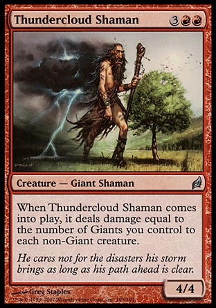 Magic: Lorwyn 195: Thundercloud Shaman 