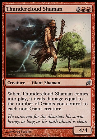 MTG: Lorwyn 195: Thundercloud Shaman 