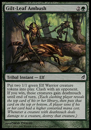 MTG: Lorwyn 214: Gilt-Leaf Ambush 