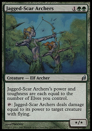 Magic: Lorwyn 222: Jagged-Scar Archers 