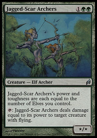 MTG: Lorwyn 222: Jagged-Scar Archers 