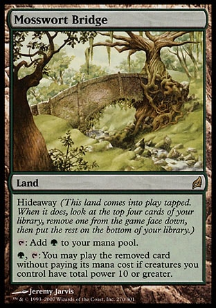 MTG: Lorwyn 270: Mosswort Bridge 