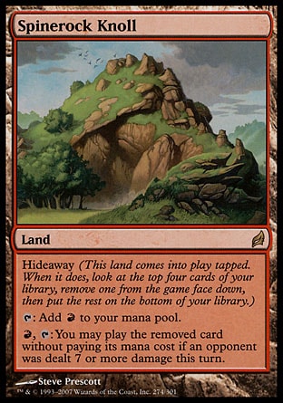 MTG: Lorwyn 274: Spinerock Knoll 