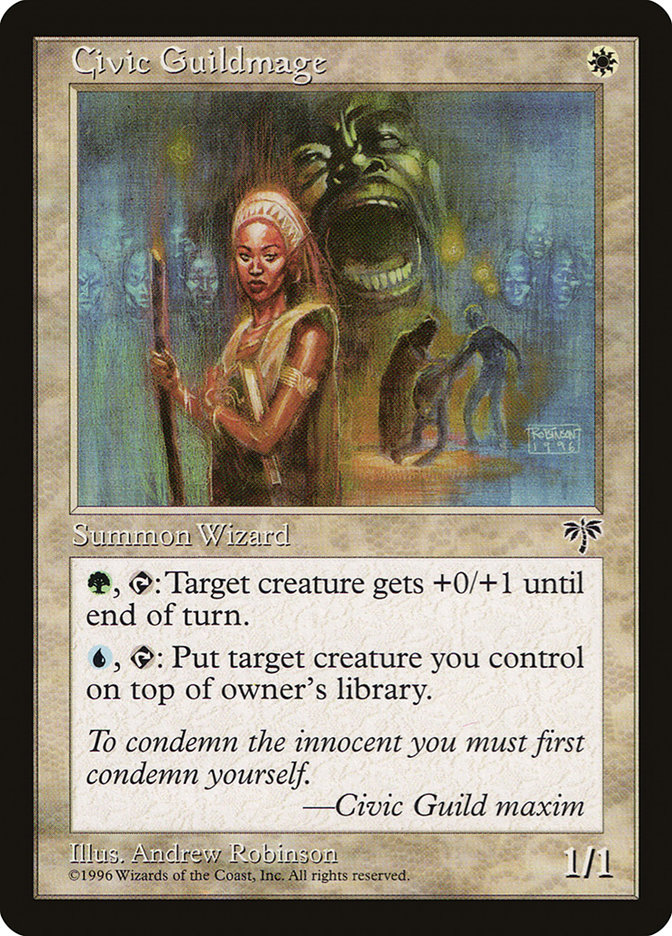 MTG: Mirage 007: Civic Guildmage 