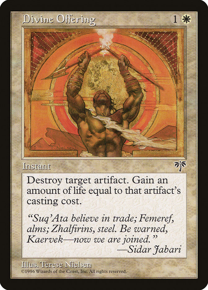 MTG: Mirage 011: Divine Offering 