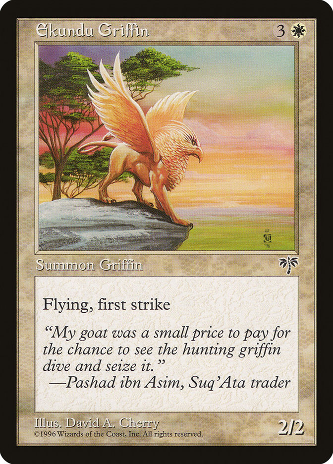 MTG: Mirage 013: Ekundu Griffin 