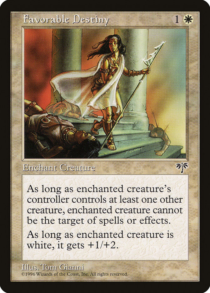 MTG: Mirage 016: Favorable Destiny 