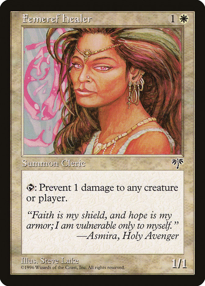 MTG: Mirage 017: Femeref Healer 