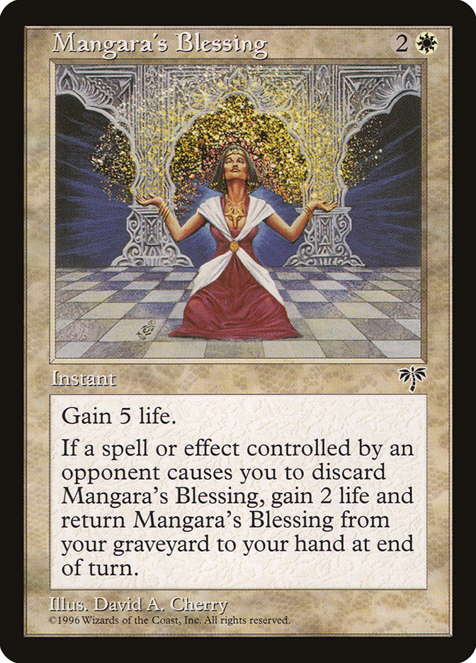 MTG: Mirage 025: Mangaras Blessing 
