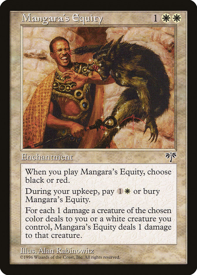 MTG: Mirage 026: Mangaras Equity 