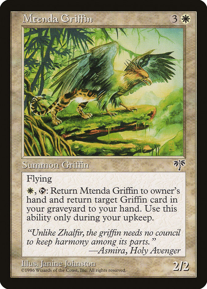 MTG: Mirage 028: Mtenda Griffin 
