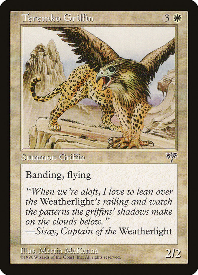 MTG: Mirage 043: Teremko Griffin 