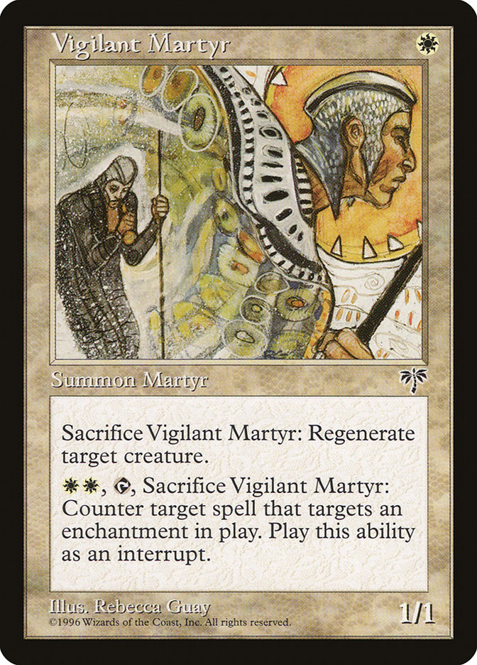 MTG: Mirage 045: Vigilant Martyr 