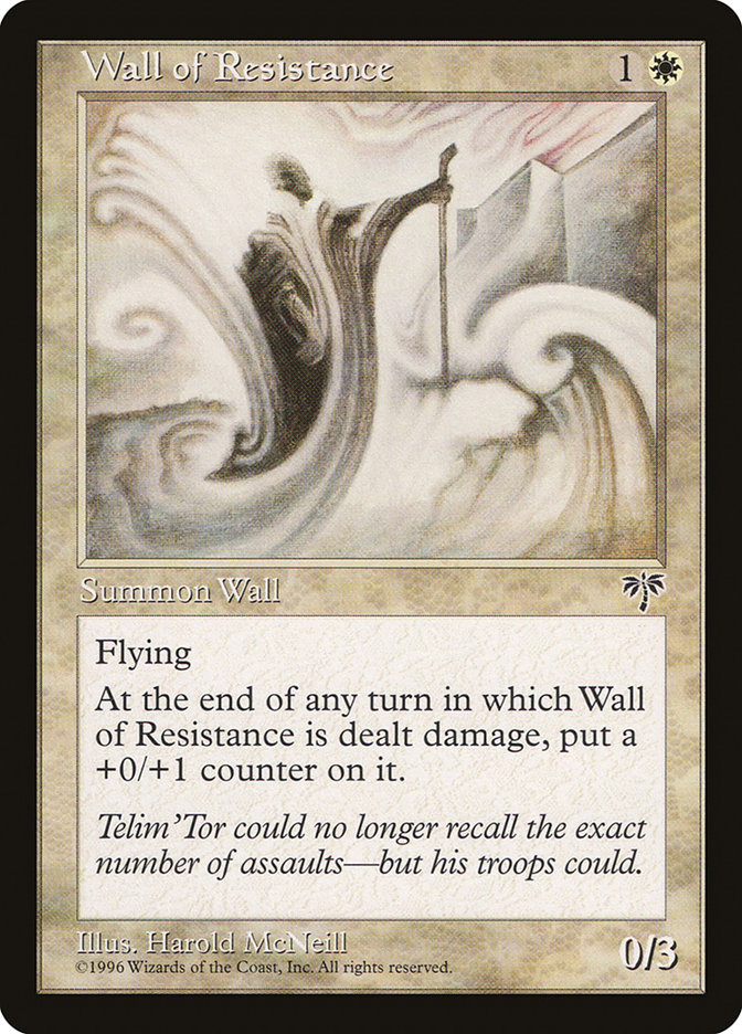 MTG: Mirage 046: Wall of Resistance 