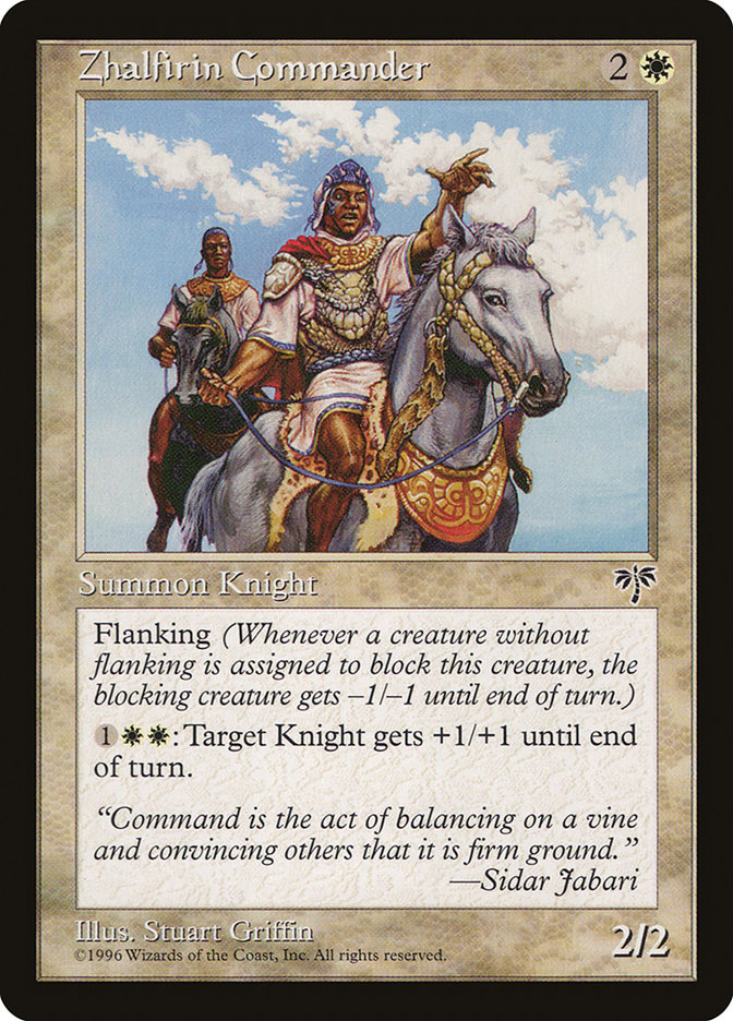 MTG: Mirage 049: Zhalfirin Commander 