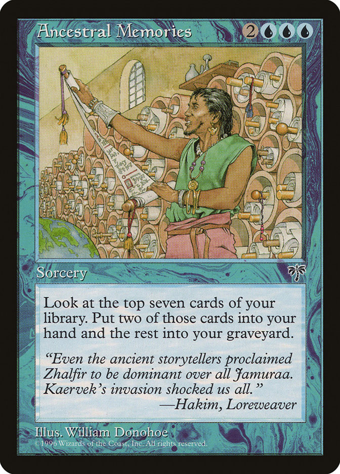 MTG: Mirage 052: Ancestral Memories 